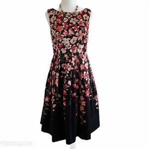 Talbots Fit & Flare Floral Dress - w/Pockets!